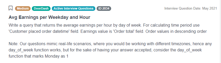 Pandas interview questions for Avg Earnings