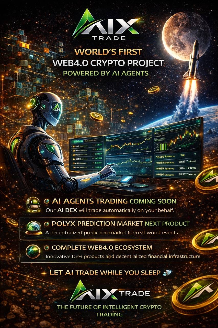  AIX TRADE | World’s First Web4.0 Crypto Project Powered by AI Agents