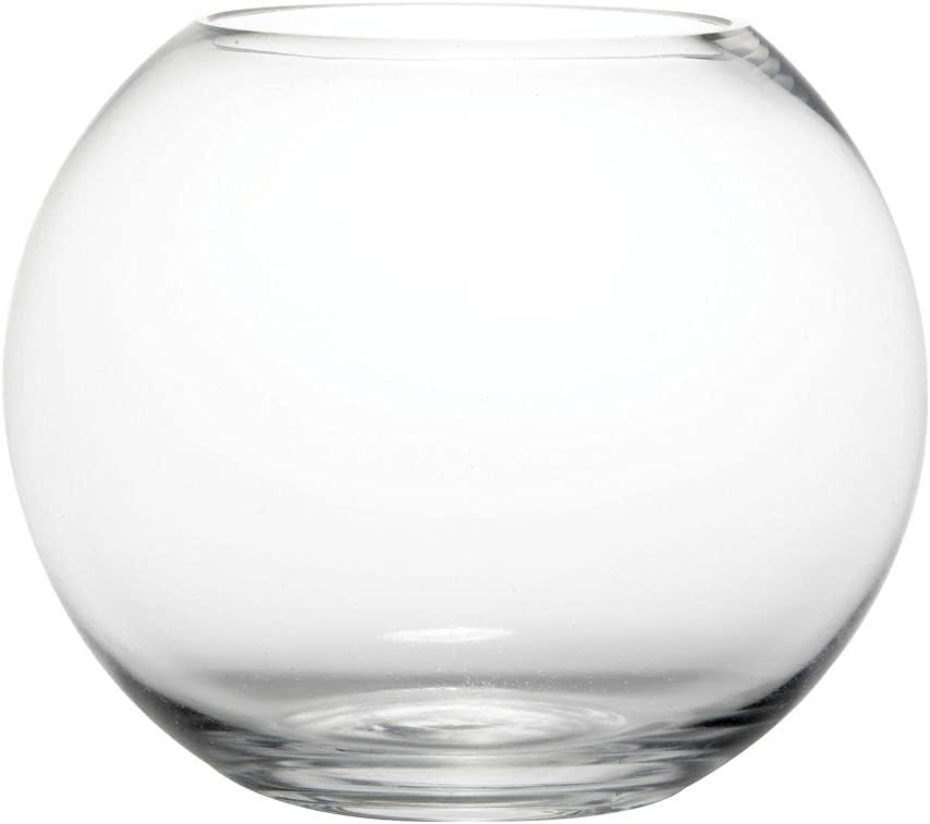 Floralcraft® 20cm Clear Glass Fish Bowl Vase