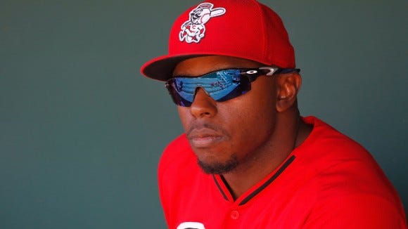 at Goodyear Ballpark on March 21, 2014 in Goodyear, Arizona.