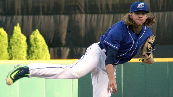 Mike Clevinger tossed 7 2/3 hitless innings in his Triple-A debut. (Joe Santry/Columbus Clippers)