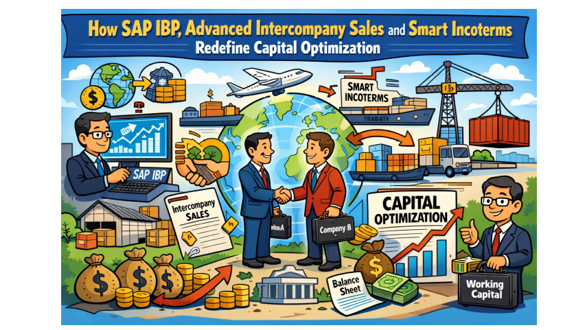 How SAP IBP, Advanced Intercompany Sales and Smart Incoterms Redefine Capital Optimization