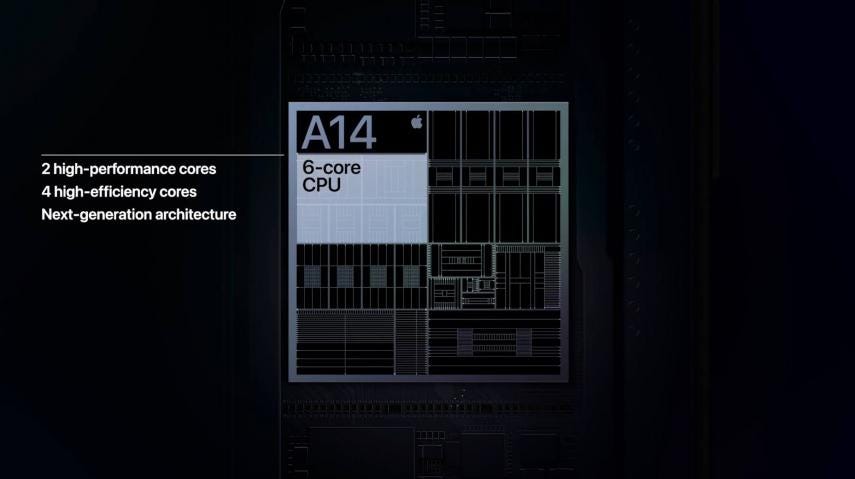 a14 bionic chip high performance and efficient cores