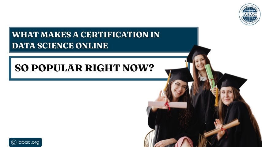 What Makes a Certification in Data Science Online So Popular Right Now?-IABAC