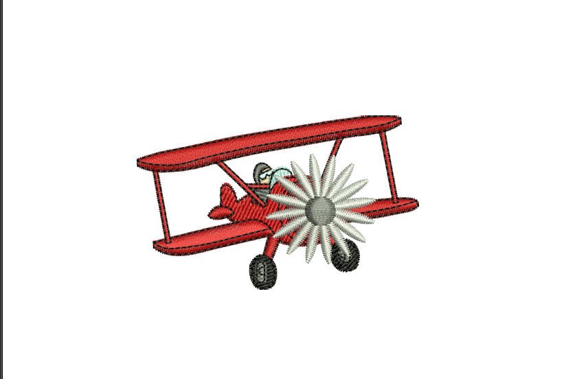 Red Propeller Airplane Free Download