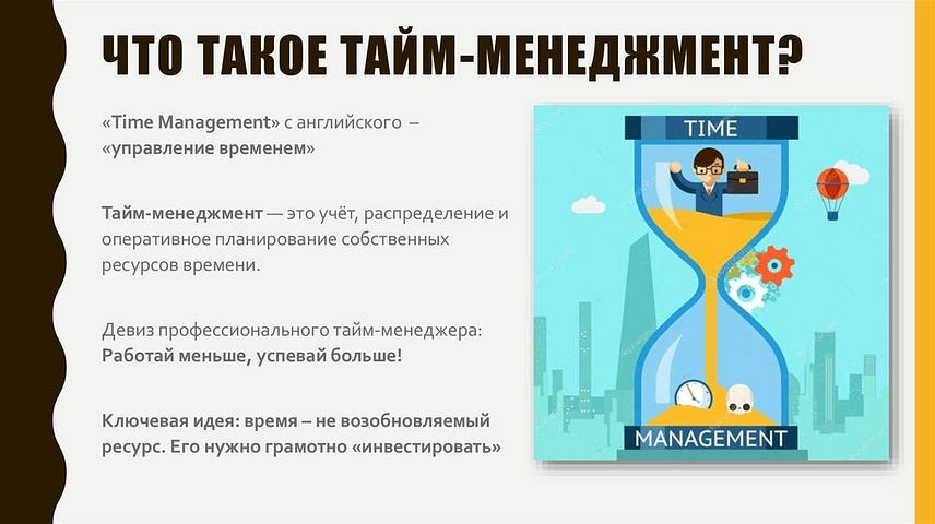 Тайм менеджмент проект