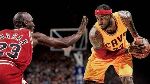 MJ, Lebron & the GOAT Fallacy. By Rob Huckins | by Rob Huckins