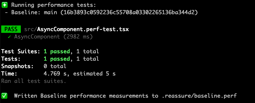 performance tests