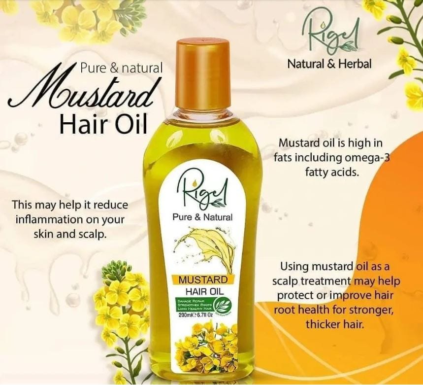 Rigel Mustard Hair Oil