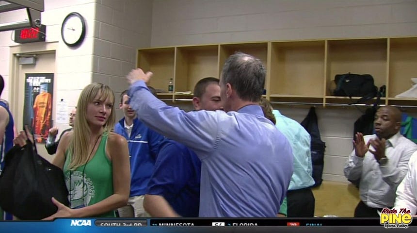 Andy Enfield Celebration with wife