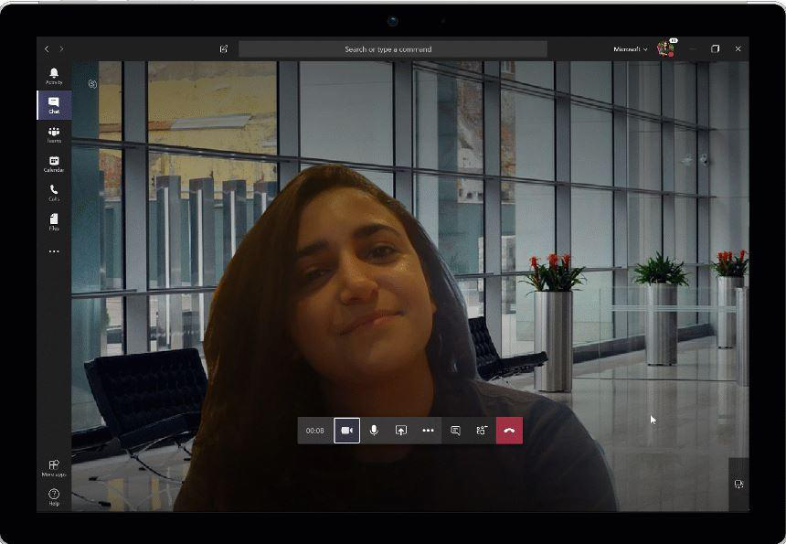Use virtual backgrounds to improve the Microsoft Teams end user experience