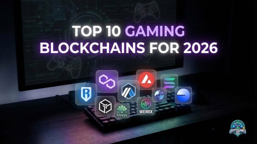 Top 10 Gaming Blockchains For 2026