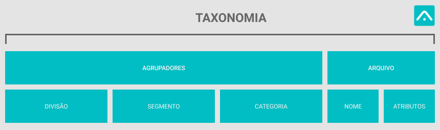 Estrutura da taxonomia em gestão de arquivos digitais