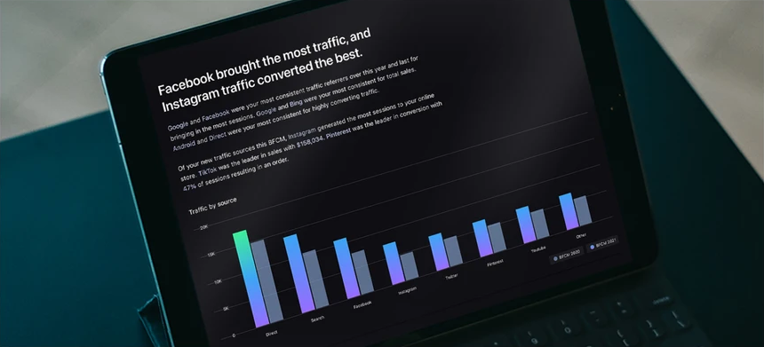 Positive highlight on bar charts — BFCM Notebooks