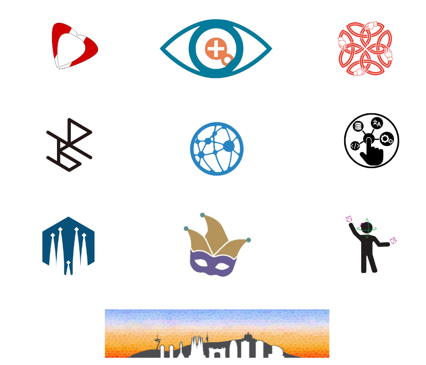 Logos of 10 recent SIGCHI conferences