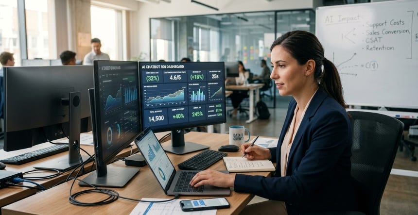 What Is an AI Chatbot Actually Worth to Your Business? Here’s the real ROI math