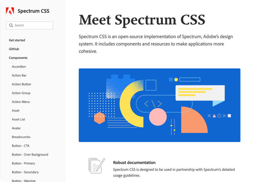 Spectrum CSS — Adobe