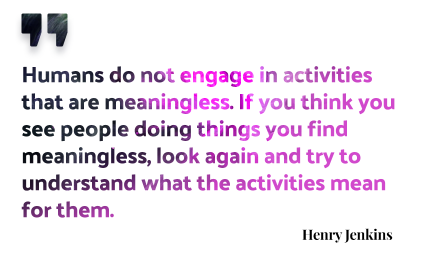 Henry Jenkins Quote #2 on Influencer Marketing