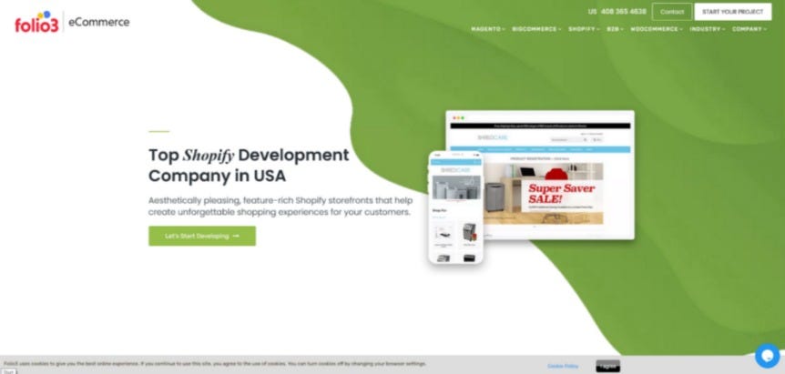 Folio 3 — Software Development Company to Partner for your Online Store