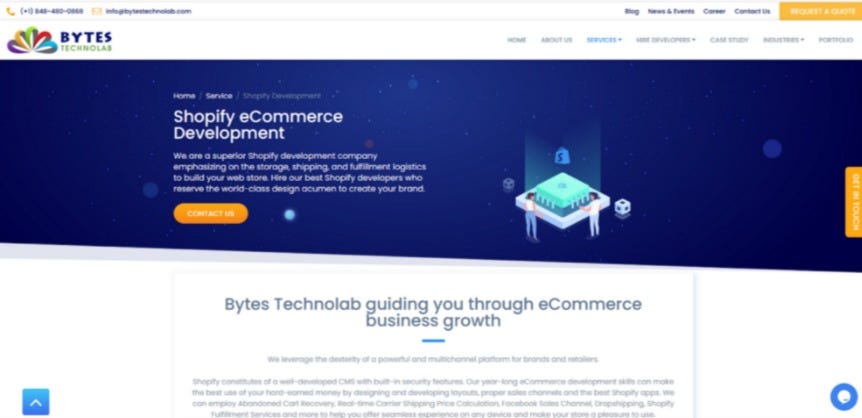 BytesTech — One-Stop Shopify Development Company