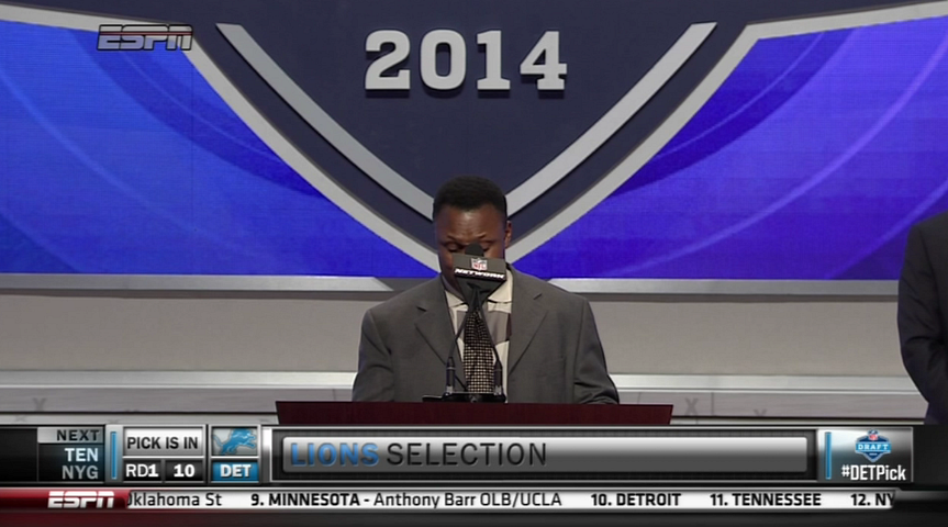 Barry Sanders 2014 NFL Draft