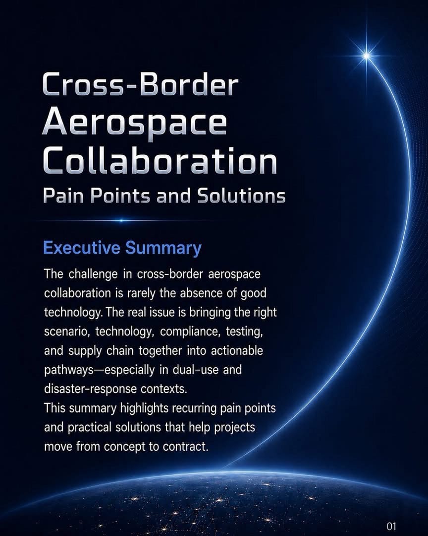 Market pain points in cross-border aerospace collaboration for Taiwan