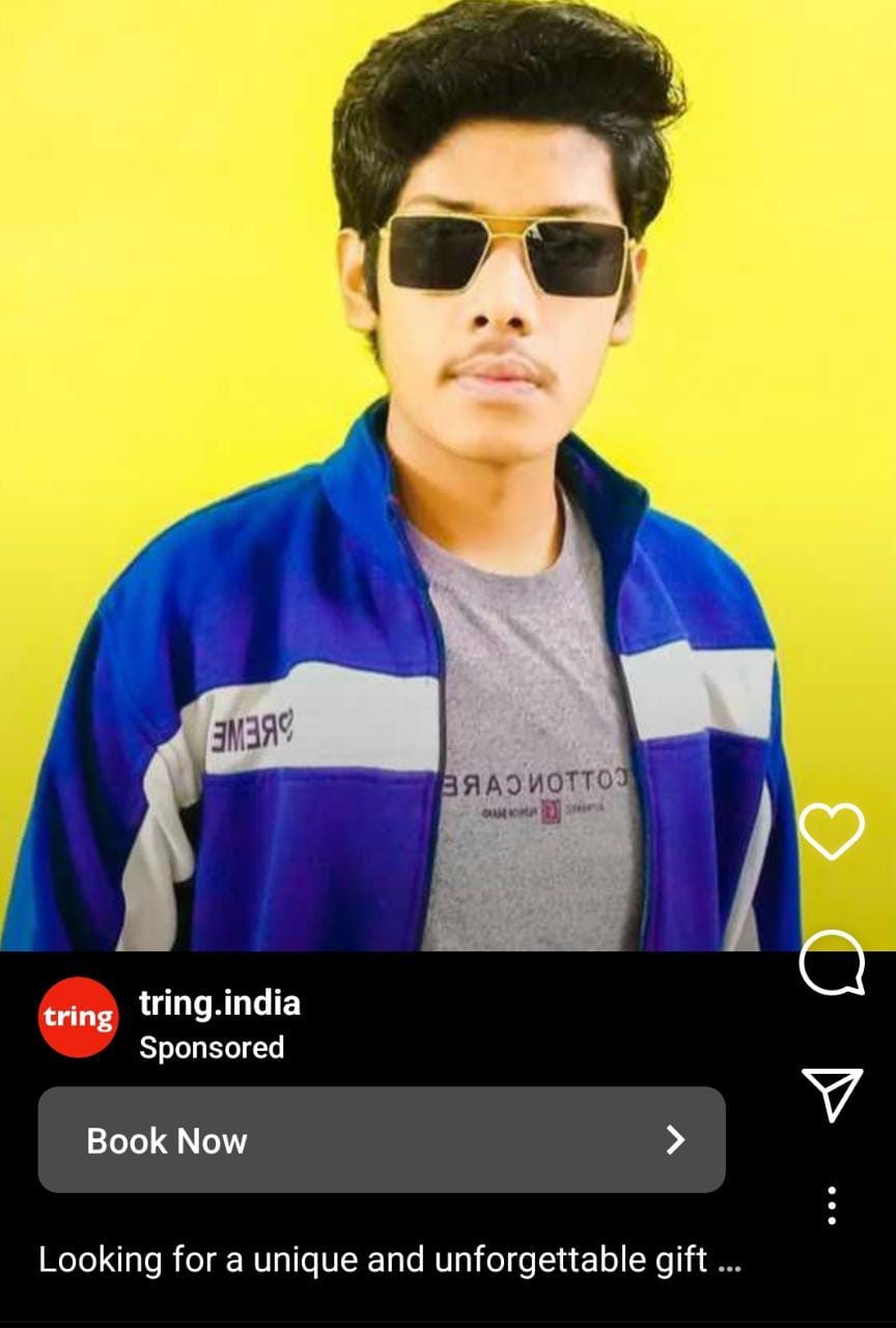 Famous Influencer “Arjit Mathur” Featured in Tring Ads along with other Celebs