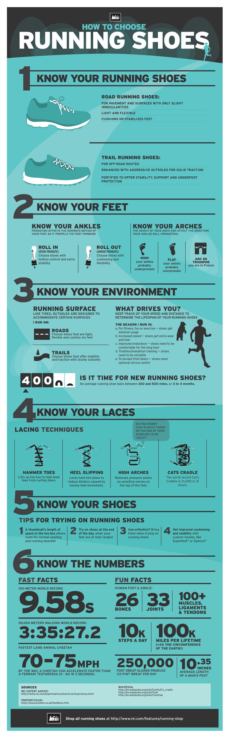 Running Shoes Infographic: How to Choose the Best Running Shoes
