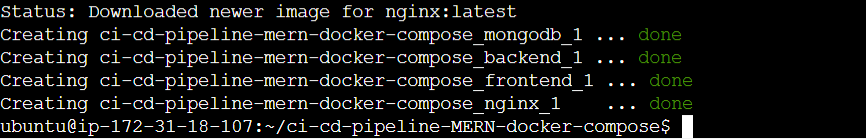 Implement CI/CD Pipeline for MERN app in docker-compose on EC2 using GitHub Actions with Zero or Minimum Downtime Run docker-compose file