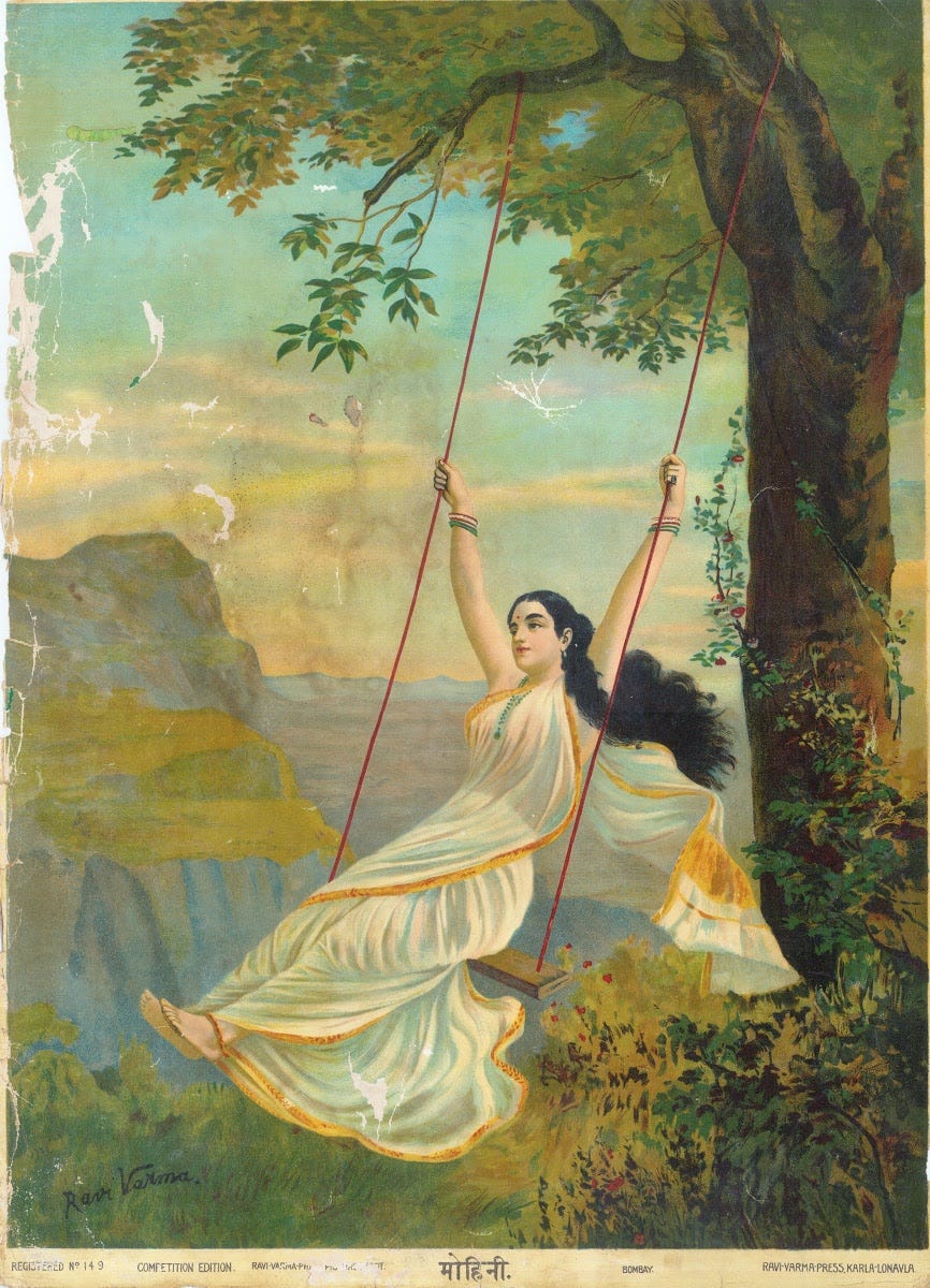 Mohini or The Temptress, By Raja Ravi Varma