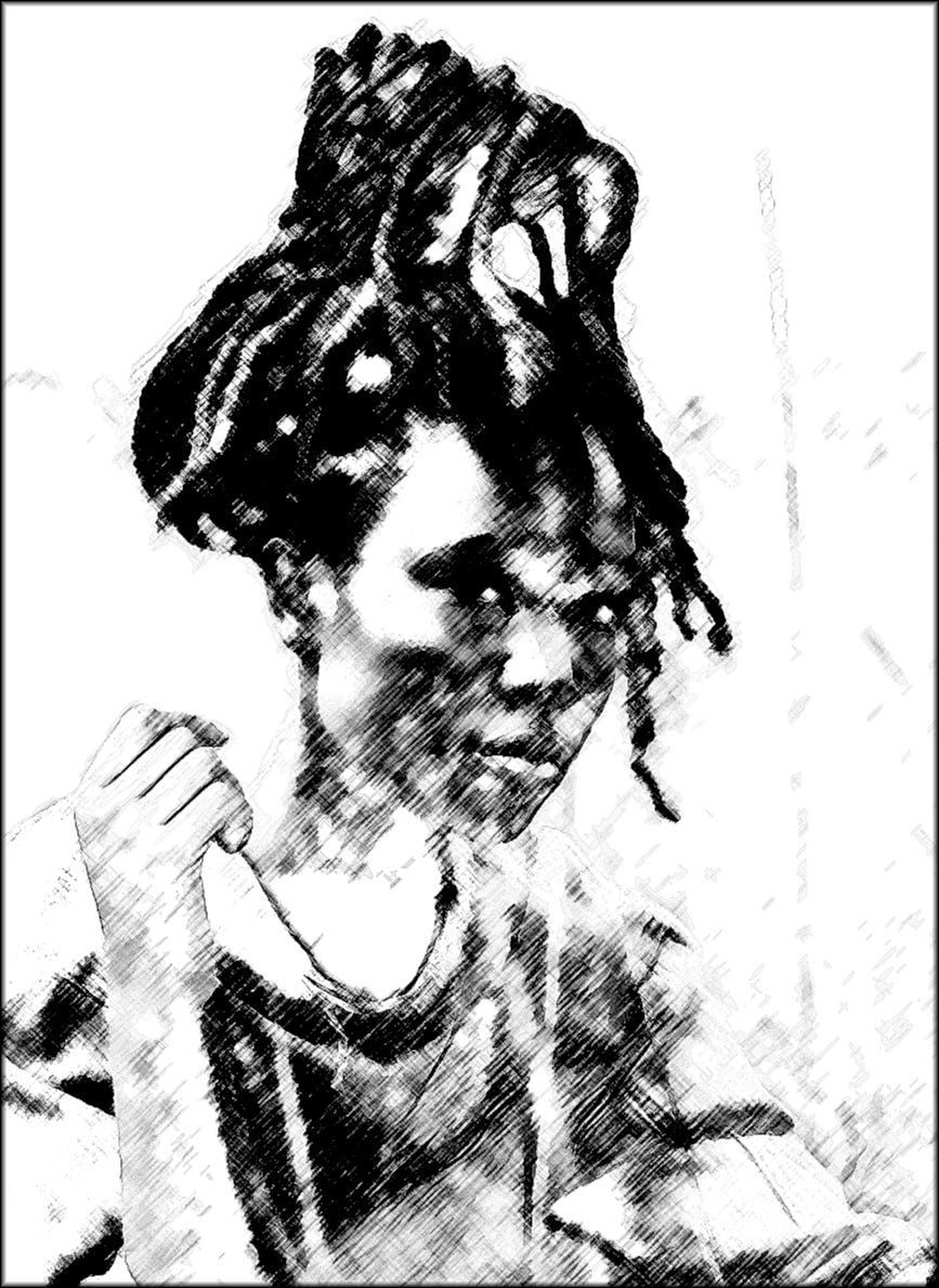 Digitized Charcoal of Shyllandrus Zulu — Museum of Classical Art, Chrstchurch
