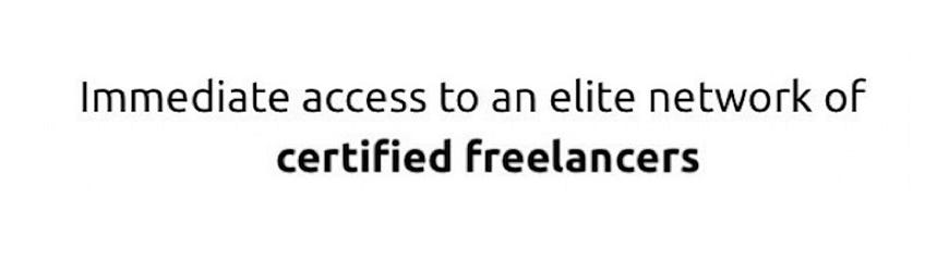 Hire Certified Freelancers on-demand