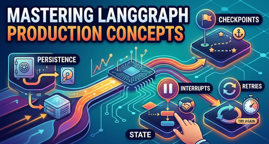 Mastering LangGraph Production Concepts: Persistence, Checkpoints, Interrupts & Retries Explained