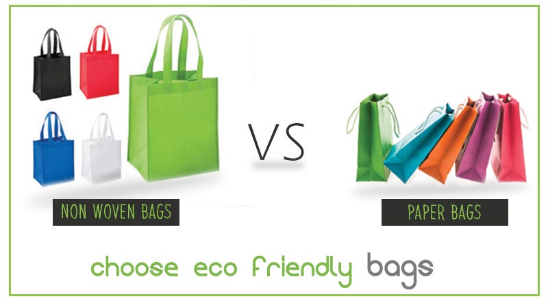 How Non Woven Bags and Paper Bags are Eco-Friendly? | by Rainbow Packaging  | Medium