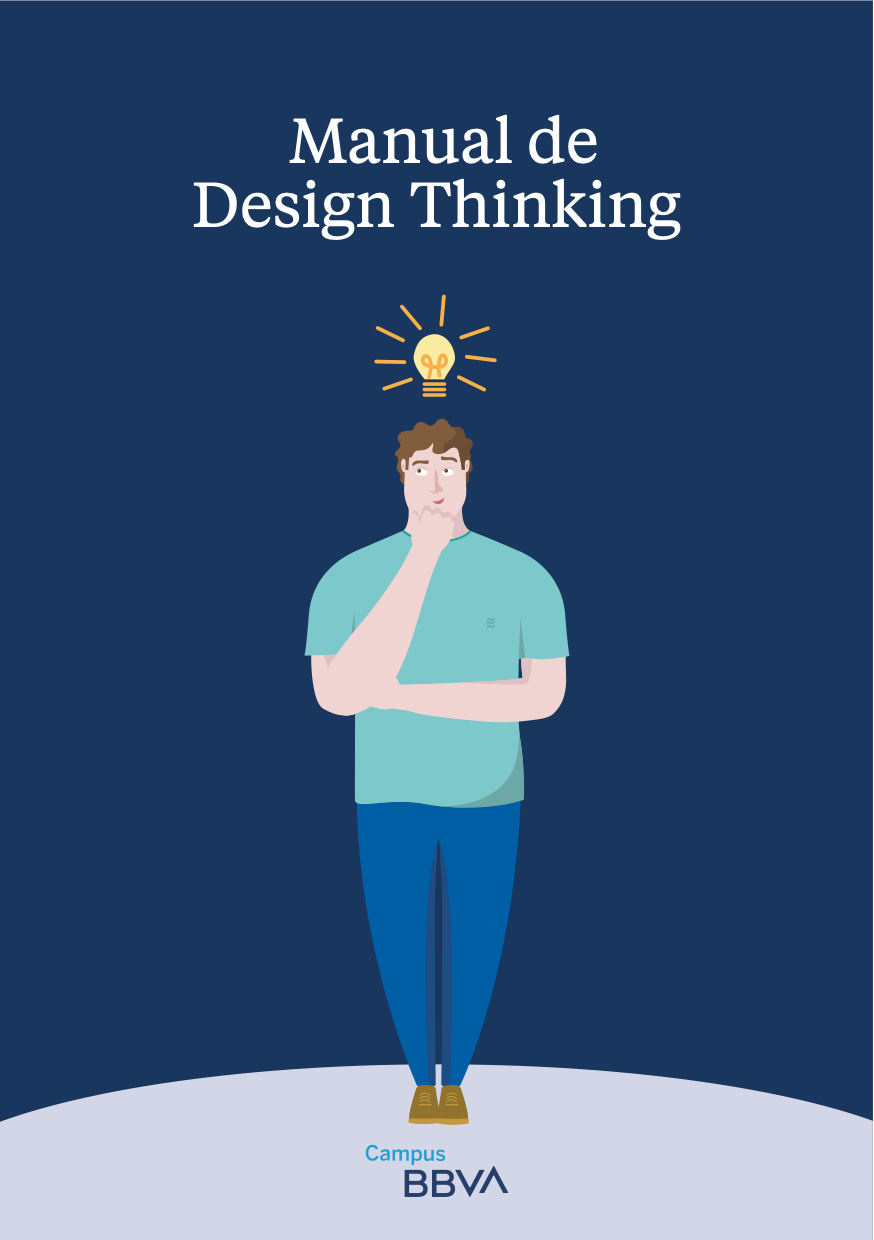 Portada del Manual de Design Thinking de BBVA.