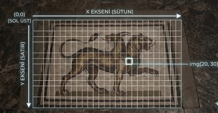 Bilgisayarın Gözleri #2 — Görüntülerin Mutfağı: Pikseller, Matrisler ve Kanallar