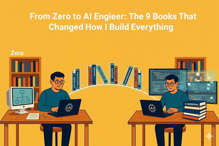 From Zero to AI Engineer: The 9 Books That Changed How I Build Everything