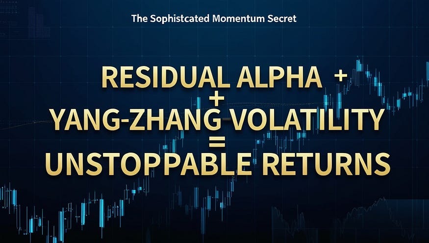 The Sophisticated Momentum Secret: Residual Alpha + Yang-Zhang Volatility = UNSTOPPABLE Returns