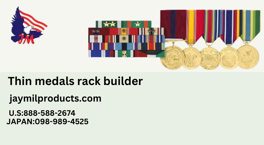 Thin medals rack builder