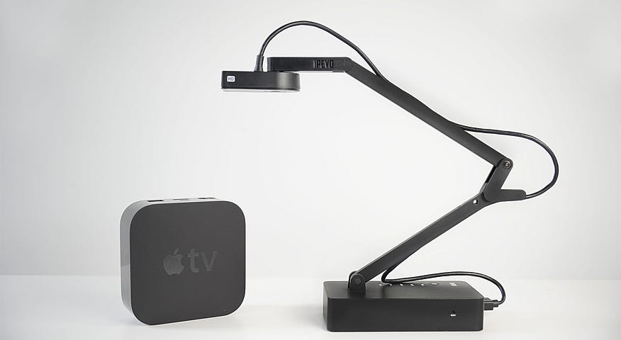 Capitalize on the wireless freedom of IPEVO’s iZiggi-HD even further with IPEVO Presenter for Apple TV