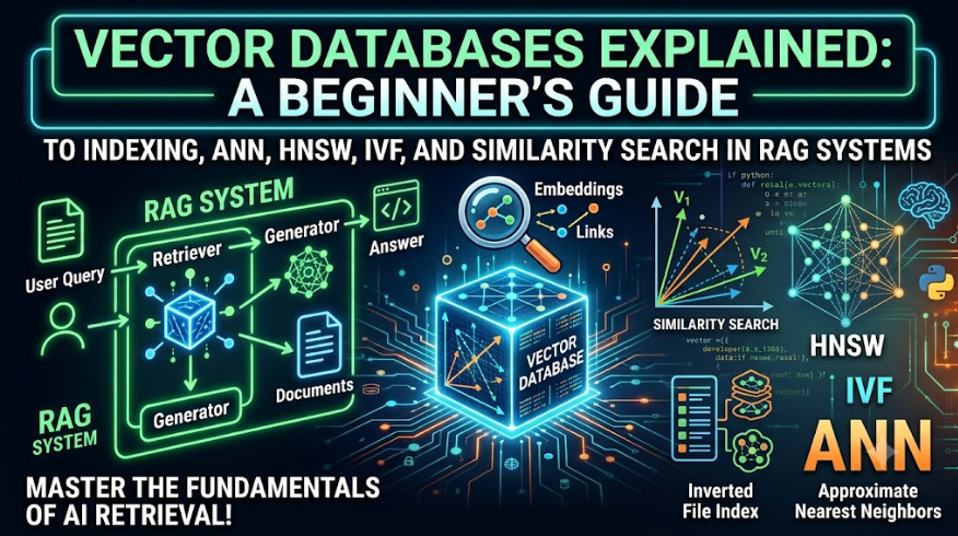 Vector Databases Explained: A Beginner’s Guide to Indexing, ANN, HNSW, IVF, and Similarity Search…