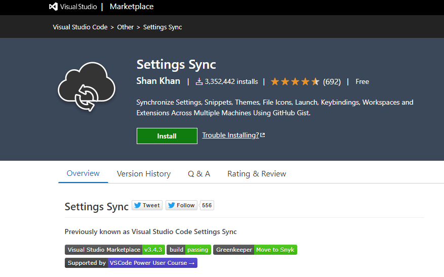 Source: Settings Sync