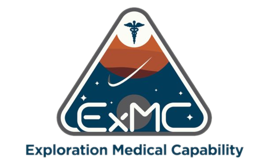 The logo of NASA’s Exploration Medical Capability team, which Anton worked on during his internship.
