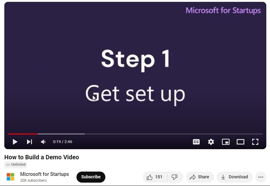 How to Build a Demo Video — MS for Startups