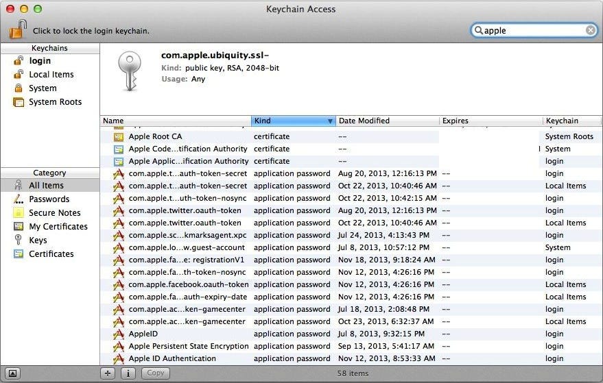 Cómo copiar los datos de acceso y contraseñas de Keychain desde un Mac a otro — professor-falken.com