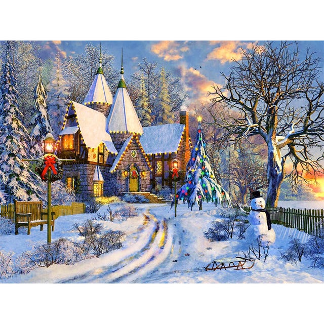 Celebrate the Holidays with Christmas Paint by Numbers.