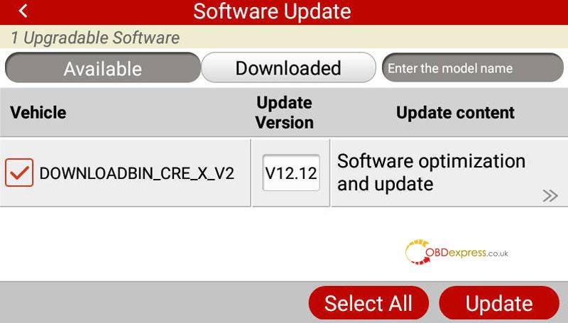 Fixed Launch CRP909 CRP919 V12.12 Firmware Update Failed
