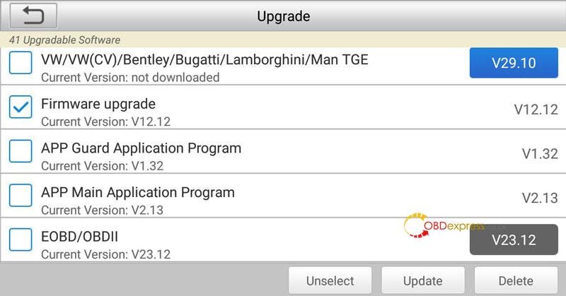 Fixed Launch CRP909 CRP919 V12.12 Firmware Update Failed