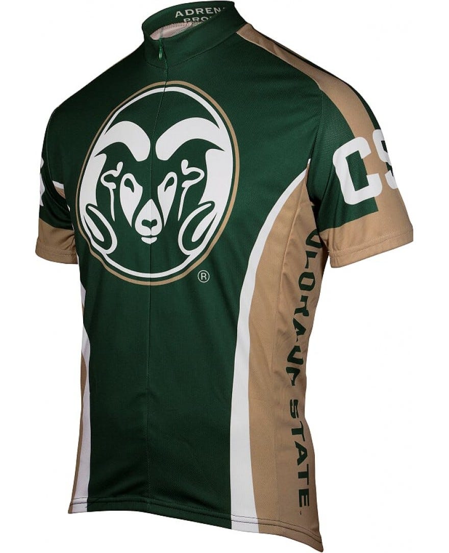 Colorado State Mens Cycling Jersey College For Sale