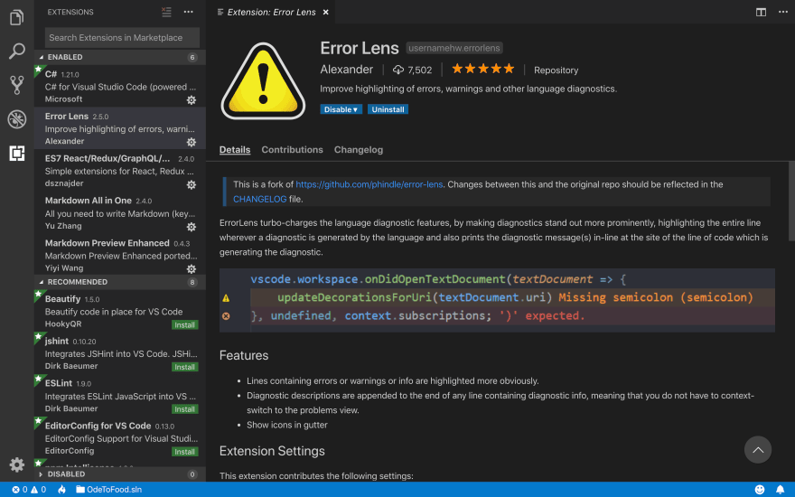 Most Useful VScode Extensions For Developers